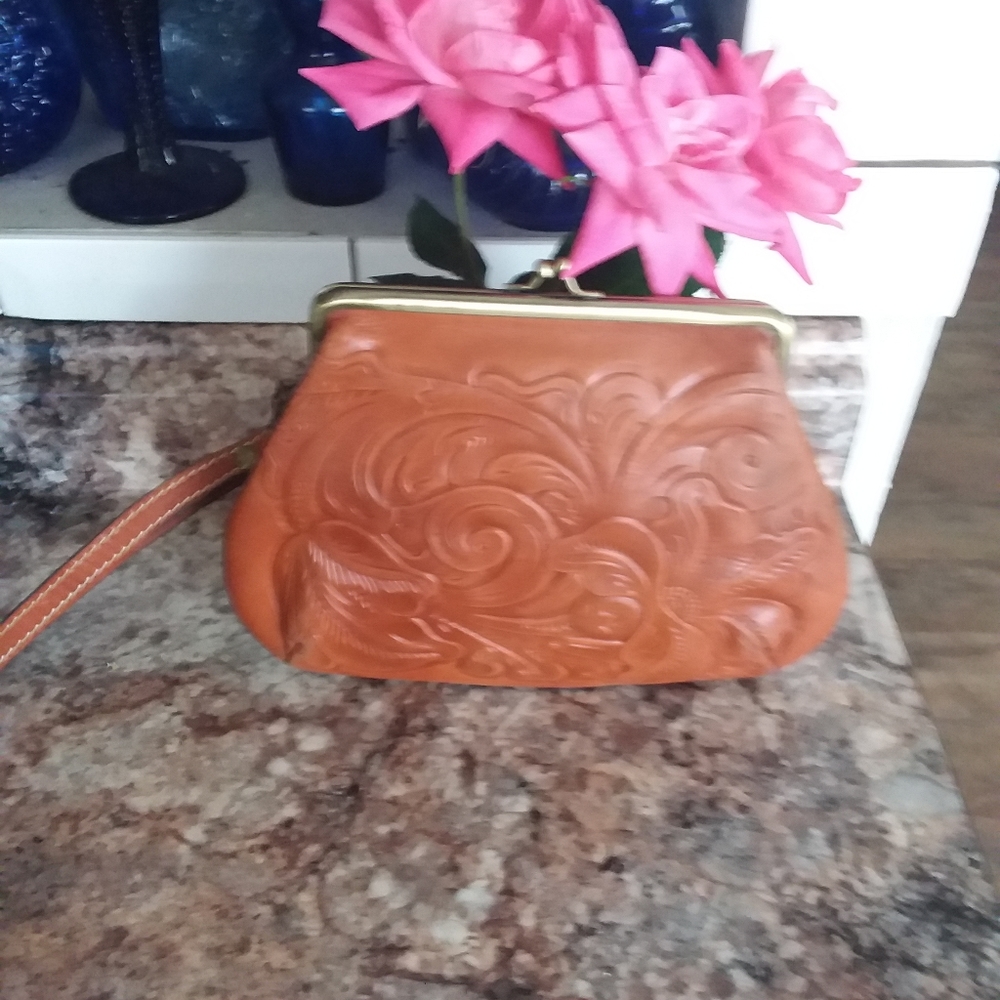 Patricia Nash Leather Wristlet
